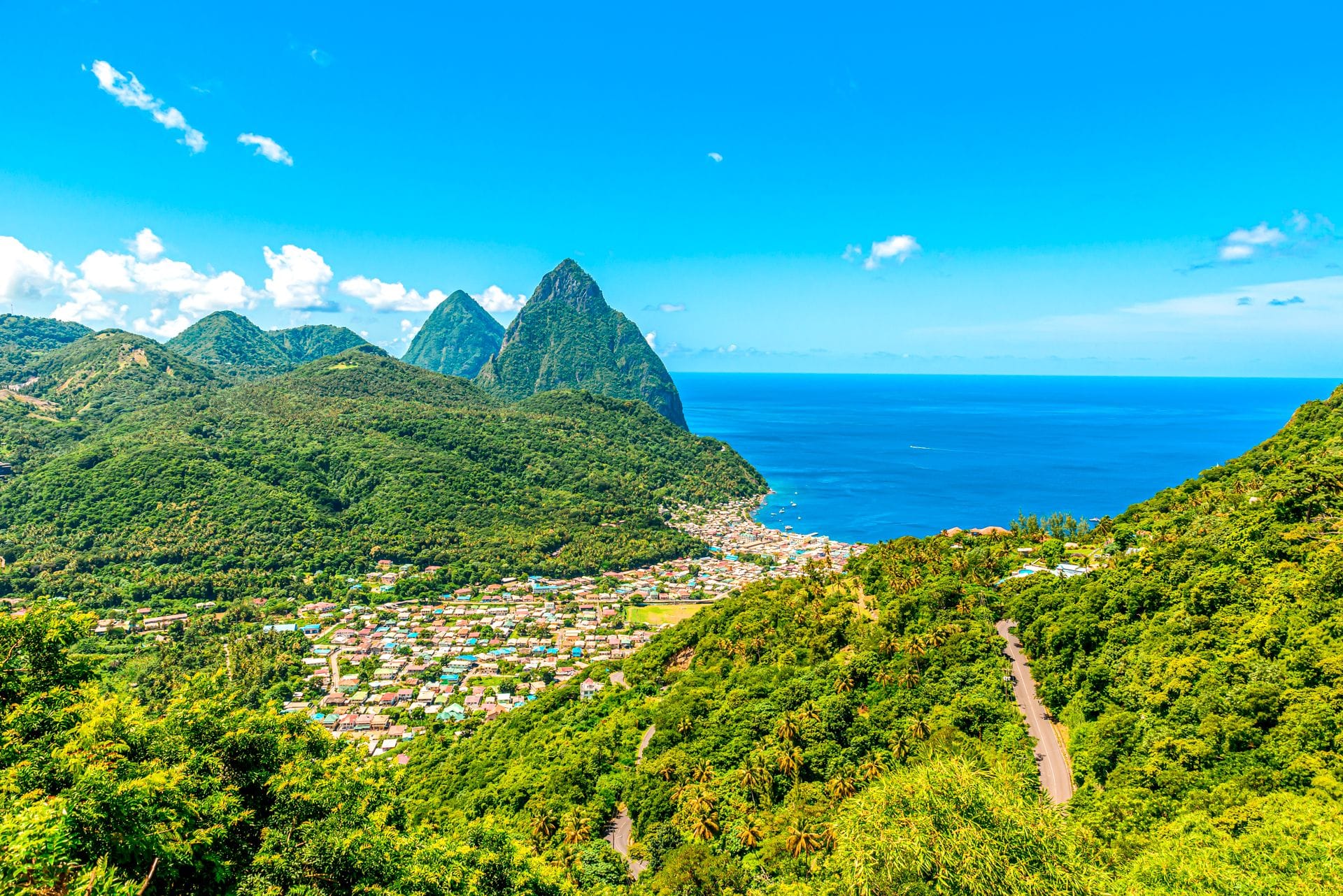 Gros-Petit-Piton-Soufriere-Saint-Lucia Gros-Petit-Piton-Soufriere-Saint-Lucia